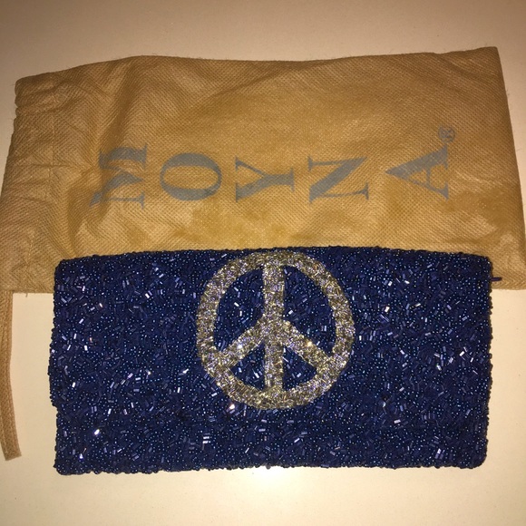 Moyna Beaded Peace Clutch